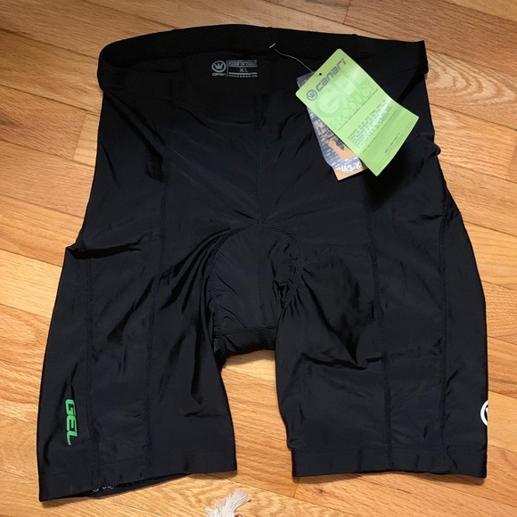 canari cyclewear men's velo gel padded bike short